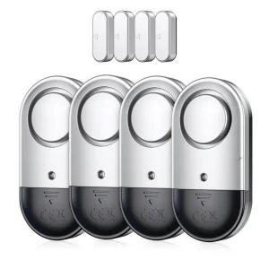 Door Alarm, AMIR Anti-Theft 125DB Door Alarm Window Alarm For Home Office Warehouse Shop Elderly Kids Security 4PCS