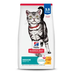 Hill's Science Diet Indoor Chicken Dry Cat Food, 3.5lb Bag